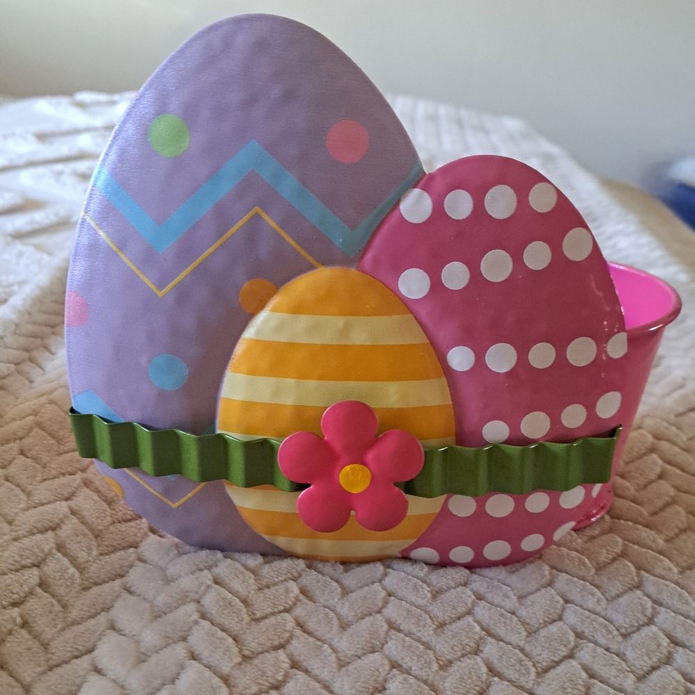 Colorful Easter Egg Basket